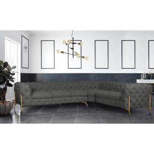 Leonique Amaury L-Form Sofa - Chesterfield Möbel Leonique Amaury L-Form Sofa - Chesterfield Möbel