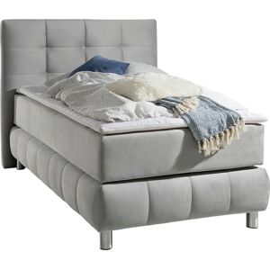 Andas Salo Skandinavisches Graues Boxspringbett - Bett Andas Salo Skandinavisches Graues Boxspringbett - Bett