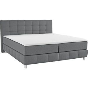 Andas Salo Grau Skandinavisches Komplettbett mit 2 Matratzen - Boxspringbett Andas Salo Grau Skandinavisches Komplettbett mit 2 Matratzen - Boxspringbett