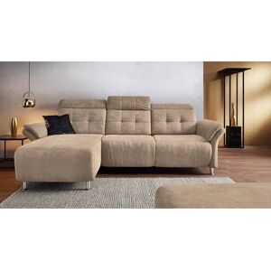 Ecksofa Manhattan L-Form - Microfaser, Beige, 270x102x168 cm Ecksofa Manhattan L-Form - Microfaser, Beige, 270x102x168 cm