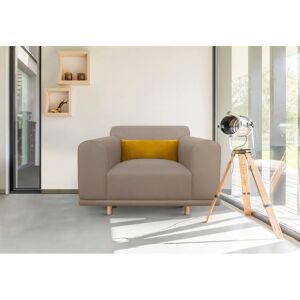andas Maroon Beiger skandinavischer Sessel - Sessel, 125cm x 82cm x 96cm andas Maroon Beiger skandinavischer Sessel - Sessel, 125cm x 82cm x 96cm