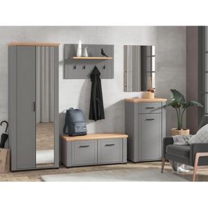 Home Affaire Valencia Grau Matt Schuhschrank - Schuhschrank Home Affaire Valencia Grau Matt Schuhschrank - Schuhschrank