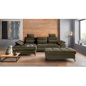 Places of Style Costello L-Form Sofa - Recamiere, Stauraum, Polyester Places of Style Costello L-Form Sofa - Recamiere, Stauraum, Polyester
