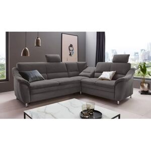 Places of Style Cardoso L-Form Sofa - Mikrofaser, Grau Places of Style Cardoso L-Form Sofa - Mikrofaser, Grau