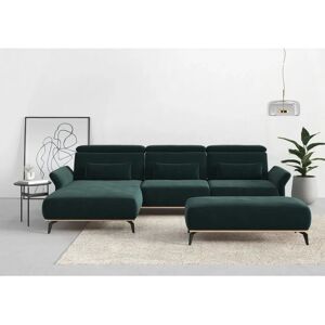 Places of Style Fjord L-Form Sofa - Dunkelgrün Places of Style Fjord L-Form Sofa - Dunkelgrün