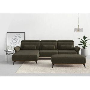 Places of Style Fjord L-Form Ecksofa - Khaki, 324cm x 93cm x 184cm Places of Style Fjord L-Form Ecksofa - Khaki, 324cm x 93cm x 184cm