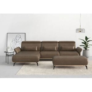 Places of Style Fjord L-Form Sofa - Mikrofaser, links Mega-Recamiere, 5 Sitze Places of Style Fjord L-Form Sofa - Mikrofaser, links Mega-Recamiere, 5 Sitze