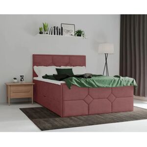 Leonique Ambre Samtvelours Boxspringbett - Komplettbett Leonique Ambre Samtvelours Boxspringbett - Komplettbett