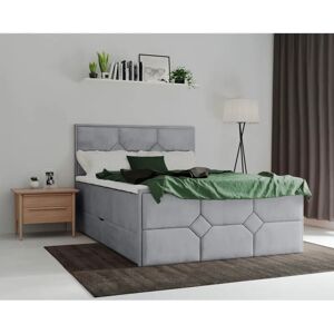 Leonique Ambre Samtvelours Boxspringbett - Komplettbett Leonique Ambre Samtvelours Boxspringbett - Komplettbett