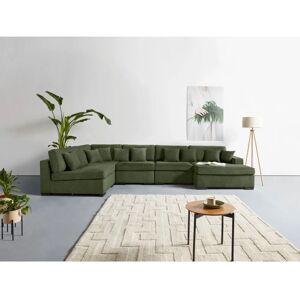 Guido Maria Kretschmer Skara U-Form Samtsofa - Wohnzimmer Guido Maria Kretschmer Skara U-Form Samtsofa - Wohnzimmer