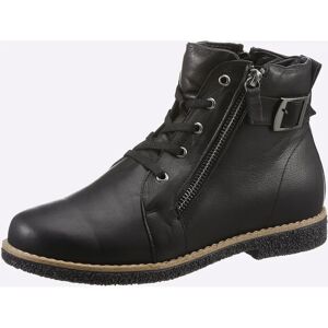 Andrea Conti Modell 37 Schwarze Leder Mode Stiefeletten Andrea Conti Modell 37 Schwarze Leder Mode Stiefeletten