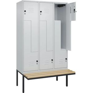 C+P Marke Z Classic PLUS Schließfach - 3 Fächer, Hellgrau C+P Marke Z Classic PLUS Schließfach - 3 Fächer, Hellgrau