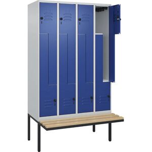 C+P Hellgrau / Blau Z Classic PLUS Schrank - Langlebige Stahl, Belüftung C+P Hellgrau / Blau Z Classic PLUS Schrank - Langlebige Stahl, Belüftung