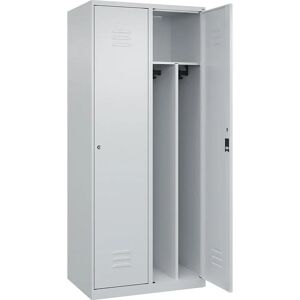 C+P Stahlschrank - 2 Fächer, Hellgrau, Classic PLUS C+P Stahlschrank - 2 Fächer, Hellgrau, Classic PLUS