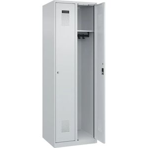 C+P Evolo PLUS Casier - 2 Sections Acier Gris C+P Evolo PLUS Casier - 2 Sections Acier Gris