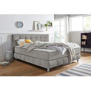 Andas Salo XXL Nordic Boxspringbett - 200x220cm, Grau Andas Salo XXL Nordic Boxspringbett - 200x220cm, Grau
