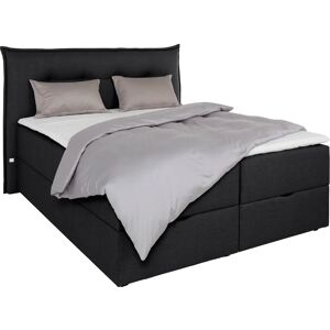 Andas Kederleicht Grau Boxspringbett - Komplett mit Stauraum Andas Kederleicht Grau Boxspringbett - Komplett mit Stauraum