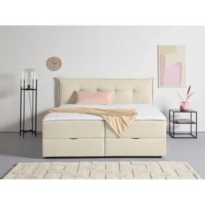 Nordic Interior Kederleicht Boxspringbett - Komplett mit Stauraum, Beige, 180x200cm Nordic Interior Kederleicht Boxspringbett - Komplett mit Stauraum, Beige, 180x200cm
