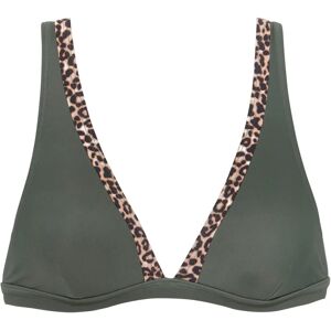 LASCANA Adelin Grüner Oliv Animalprint Triangel-Bikini-Top LASCANA Adelin Grüner Oliv Animalprint Triangel-Bikini-Top