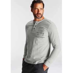 MAN'S WORLD XXXL Baumwoll Henley-Shirt - Lässiges Langarmshirt MAN'S WORLD XXXL Baumwoll Henley-Shirt - Lässiges Langarmshirt
