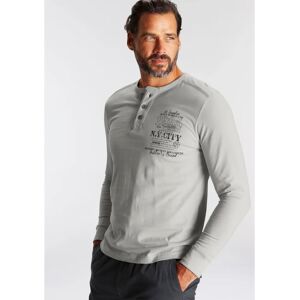 MAN'S WORLD Gr. XXL Bedrucktes Baumwoll-Henleyshirt - Henleyshirt MAN'S WORLD Gr. XXL Bedrucktes Baumwoll-Henleyshirt - Henleyshirt