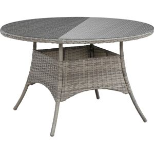 Konifera - Menorca - grau - Runder Tisch 120 cm - Gartenmöbel-Set Konifera - Menorca - grau - Runder Tisch 120 cm - Gartenmöbel-Set