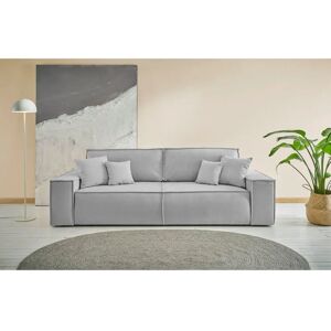 Andas Finnley Schlafsofa - Bettfunktion, Silber, 257cm Andas Finnley Schlafsofa - Bettfunktion, Silber, 257cm
