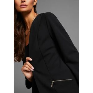 LAURA SCOTT Gr. 36 Schwarzer nachhaltiger Material Blazer - Longblazer LAURA SCOTT Gr. 36 Schwarzer nachhaltiger Material Blazer - Longblazer