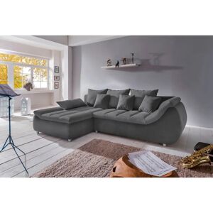 INOSIGN Imola L-Form Sofa - Microfaser, Anthrazit, 270cm INOSIGN Imola L-Form Sofa - Microfaser, Anthrazit, 270cm