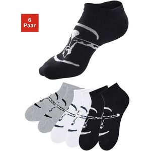 Chiemsee Sneakersocken - Schwarz-Weiß Melange - 6 Paar Chiemsee Sneakersocken - Schwarz-Weiß Melange - 6 Paar