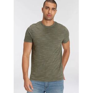 AJC Herren Khaki Meliertes T-Shirt - Regular Fit AJC Herren Khaki Meliertes T-Shirt - Regular Fit
