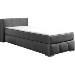 Guido Maria Kretschmer Home & Living Chelles - Grau Samtoptik Boxspringbett Guido Maria Kretschmer Home & Living Chelles - Grau Samtoptik Boxspringbett