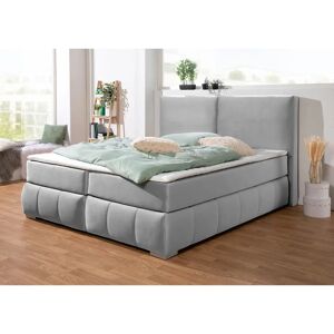 GUIDO MARIA KRETSCHMER HOME&LIVING Wehma Silber Boxspringbett - Boxspringbett GUIDO MARIA KRETSCHMER HOME&LIVING Wehma Silber Boxspringbett - Boxspringbett