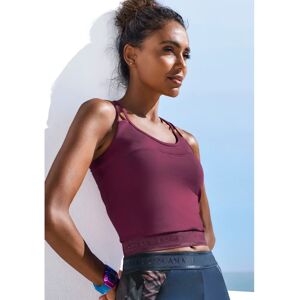 LASCANA ACTIVE Crop-Top - Sportlich Unifarben Jersey LASCANA ACTIVE Crop-Top - Sportlich Unifarben Jersey