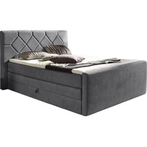 PLACES OF STYLE Atlanta Graues Boxspringbett - Boxspringbett PLACES OF STYLE Atlanta Graues Boxspringbett - Boxspringbett