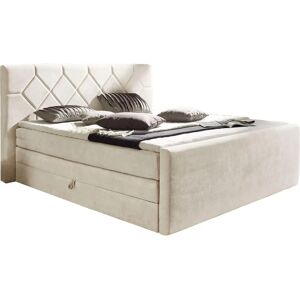 Places of Style Atlanta Beige Boxspringbett - Bett mit Stauraum Places of Style Atlanta Beige Boxspringbett - Bett mit Stauraum