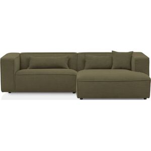 LEGER HOME BY LENA GERCKE PIARA L-Form Sofa - Khaki Cord oder Leinenoptik LEGER HOME BY LENA GERCKE PIARA L-Form Sofa - Khaki Cord oder Leinenoptik