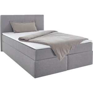 INOSIGN Fidan - Graues Bett - 140x200 cm - Ohne Stauraum - Moderner Stil INOSIGN Fidan - Graues Bett - 140x200 cm - Ohne Stauraum - Moderner Stil