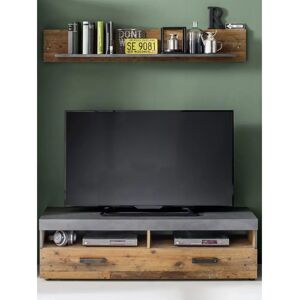 INOSIGN Ilana Wohnwand - Industrial Stil, 139cm, Grau INOSIGN Ilana Wohnwand - Industrial Stil, 139cm, Grau