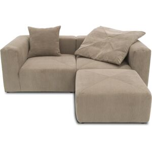 Raum.ID Gerrid Modularbraunes Ecksofa - 216x69x193 cm Raum.ID Gerrid Modularbraunes Ecksofa - 216x69x193 cm