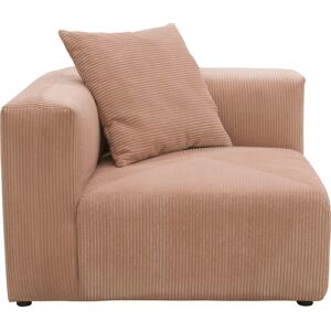Raum.ID Gerrid Modulare Couch-Eckelement - Cord, Rosa, 108cm Raum.ID Gerrid Modulare Couch-Eckelement - Cord, Rosa, 108cm
