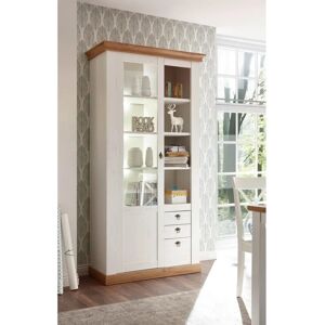 HOME AFFAIRE Cremona Weiß Vitrine - Schrank, 204cm HOME AFFAIRE Cremona Weiß Vitrine - Schrank, 204cm