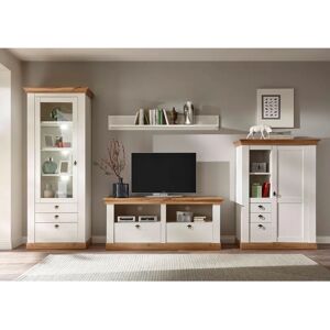 HOME AFFAIRE Cremona Weiß Pinie Kastenmöbel - Wohnzimmer Set HOME AFFAIRE Cremona Weiß Pinie Kastenmöbel - Wohnzimmer Set