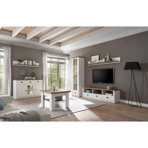 HOME AFFAIRE Beauvais Weiß Wohnzimmer-Set - Landhausmöbel HOME AFFAIRE Beauvais Weiß Wohnzimmer-Set - Landhausmöbel