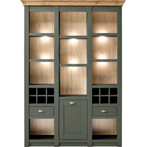 Home AFFAIRE Cambridge Grüne Vitrine - Landhausmöbel Home AFFAIRE Cambridge Grüne Vitrine - Landhausmöbel