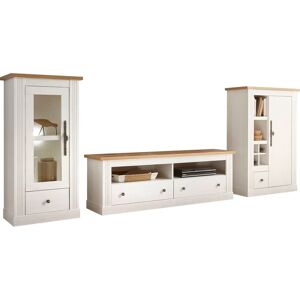 HOME AFFAIRE Westminster Weiß Dekor Holz Wohnwand Set - Kastenmöbel-Set HOME AFFAIRE Westminster Weiß Dekor Holz Wohnwand Set - Kastenmöbel-Set