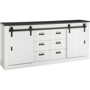 HOME AFFAIRE Sherwood Sideboard - 6 Schubladen, 2 Türen, Holzdekor HOME AFFAIRE Sherwood Sideboard - 6 Schubladen, 2 Türen, Holzdekor