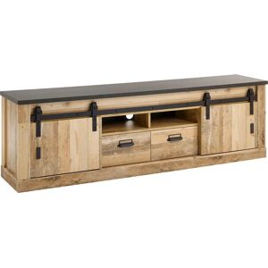 Home Affaire Sherwood Sideboard - 201x61x43cm, Old Style hell Dekor - Sideboard Home Affaire Sherwood Sideboard - 201x61x43cm, Old Style hell Dekor - Sideboard