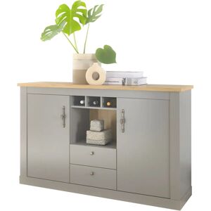 HOME AFFAIRE CHAMBORD Sideboard - Modern, Lichtgrau, 2 Schubladen & Türen - Sideboard HOME AFFAIRE CHAMBORD Sideboard - Modern, Lichtgrau, 2 Schubladen & Türen - Sideboard