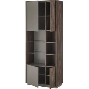 INOSIGN LARGO Vitrine - Soft-Close, 3 Glaseinlegeböden, 80cm Ø, 200cm H INOSIGN LARGO Vitrine - Soft-Close, 3 Glaseinlegeböden, 80cm Ø, 200cm H
